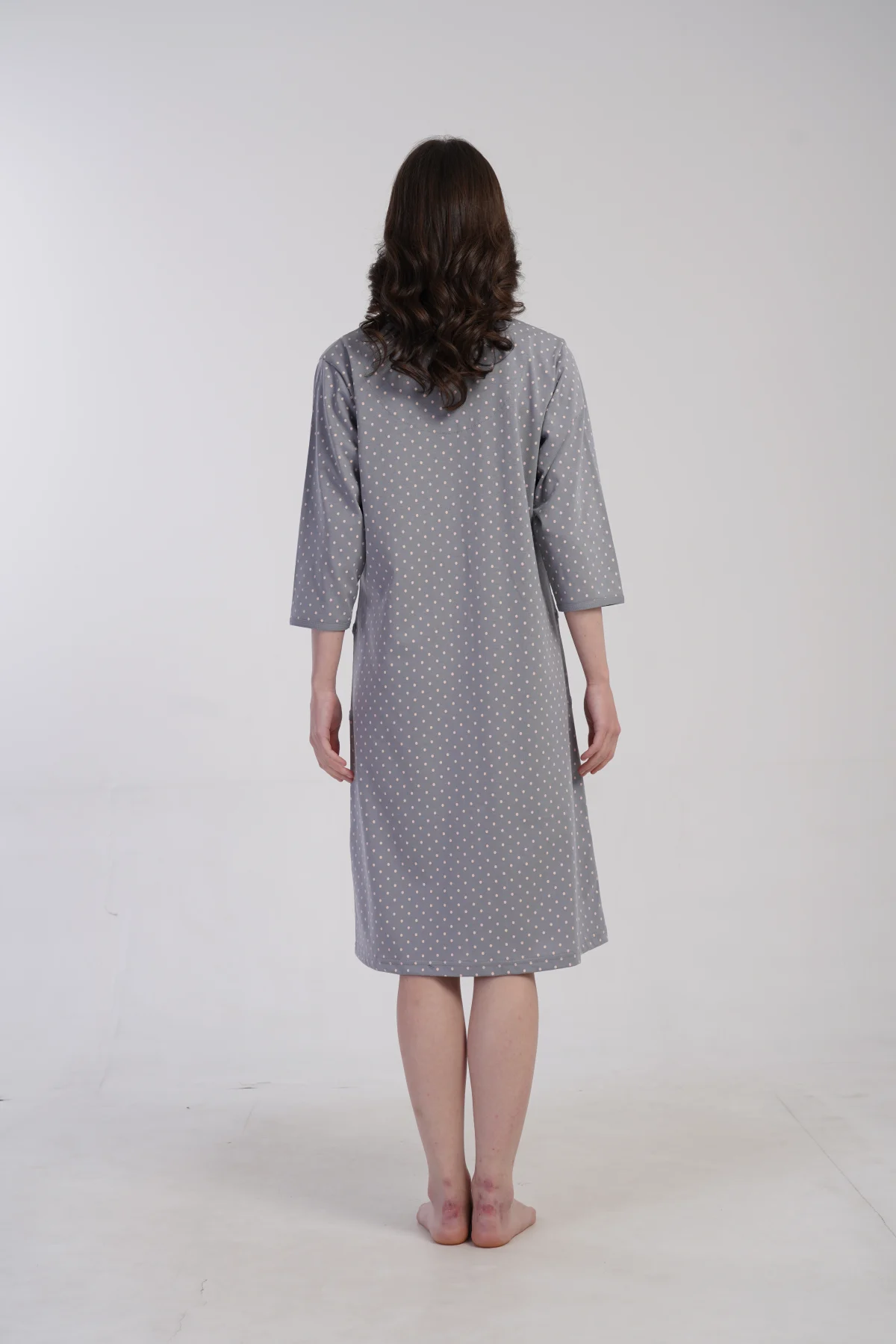 SZLAFROK DAMSKI na suwak model: 5033051248 (L, XL, XXL) - obrazek 2