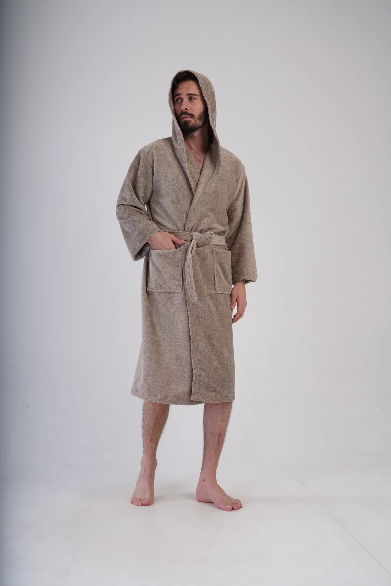SZLAFROK MĘSKI FROTTE  model: 1617660000 (L, XL, XXL) - obrazek 4