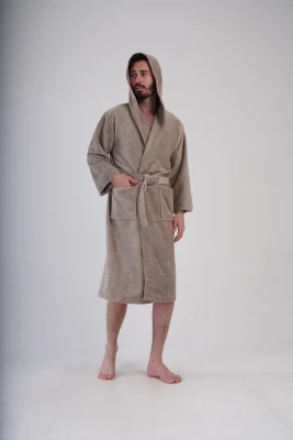 SZLAFROK MĘSKI FROTTE  model: 1617660000 (L, XL, XXL) - obrazek 4