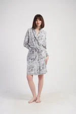 SZLAFROK DAMSKI interlock model: 5010210000 (M, L, XL, XXL) - obrazek 3