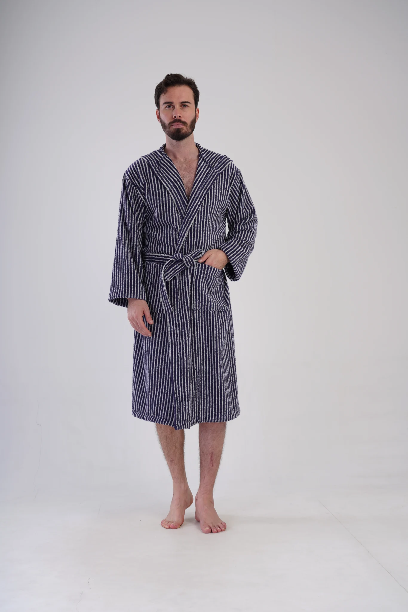 SZLAFROK MĘSKI FROTTE model: 1617530000 (L, XL) - obrazek 3