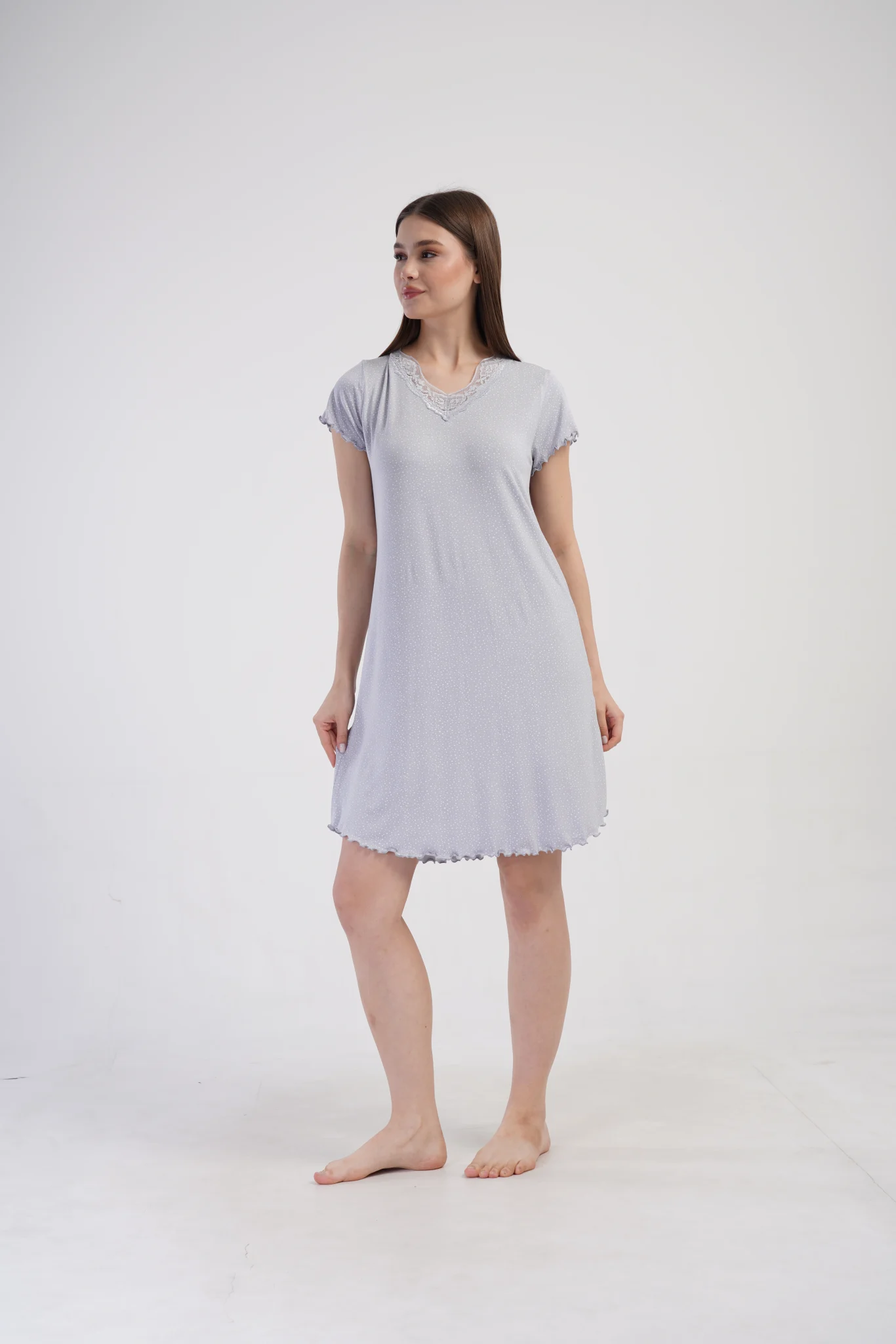 KOSZULA NOCNA DAMSKA model: 4093021820 (1XL, 2XL, 3XL, 4XL) - obrazek 4