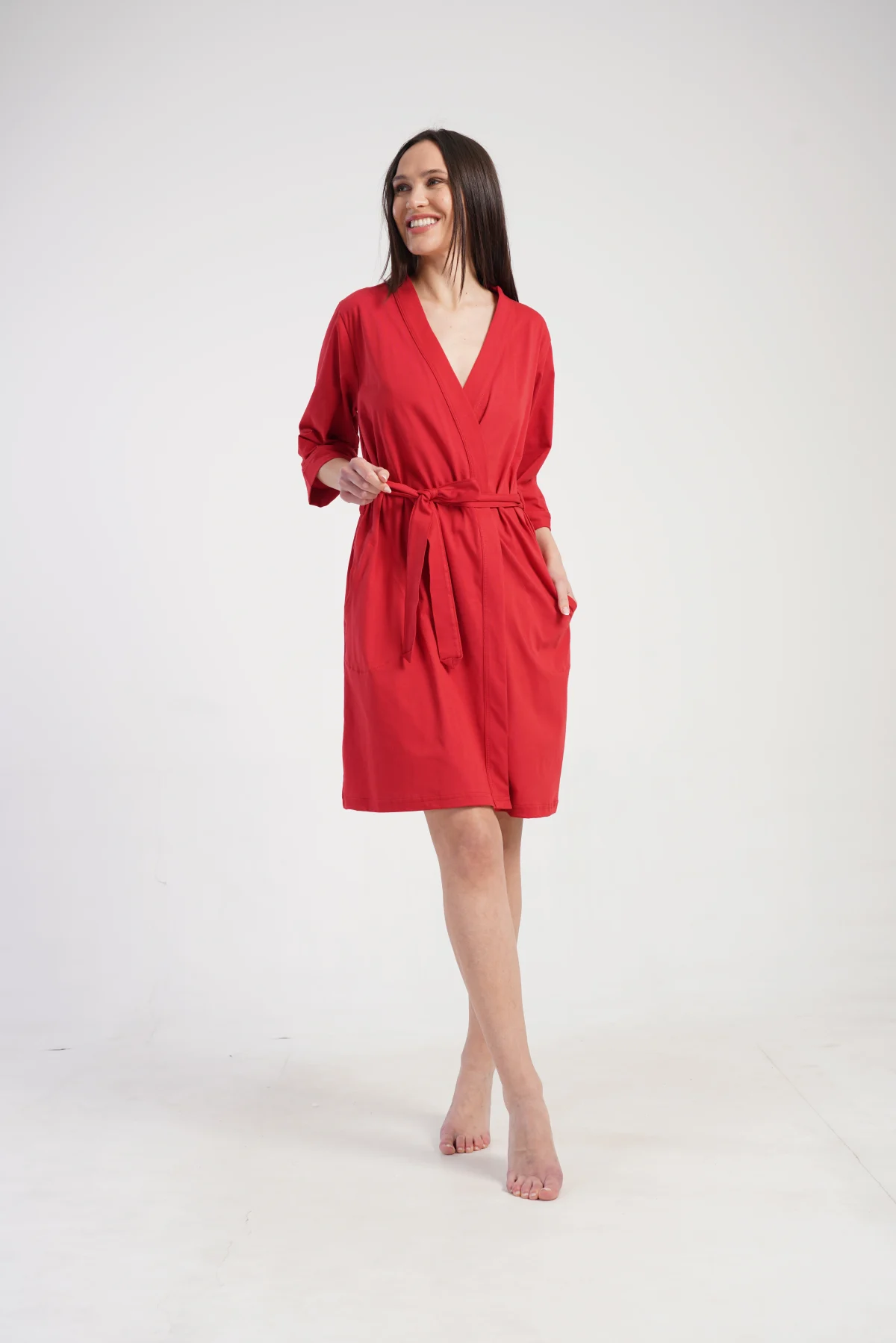 SZLAFROK DAMSKI bawełniany model: 5033410000 (S, M, L, XL, XXL) - obrazek 4