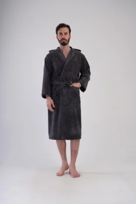 SZLAFROK MĘSKI FROTTE  model: 1617640000 (L, XL, XXL) - obrazek 3