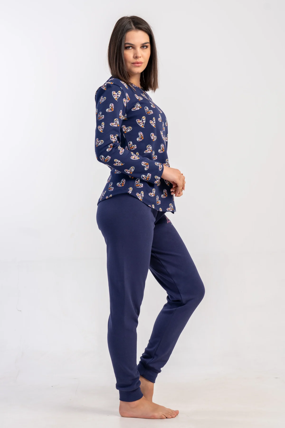 PIŻAMA DAMSKA interlock model: 5030651118 (S, M, L, XL) - obrazek 5