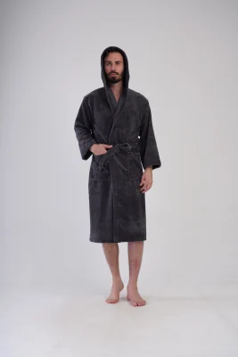 SZLAFROK MĘSKI FROTTE  model: 1617520000 (L, XL, XXL) - obrazek 3