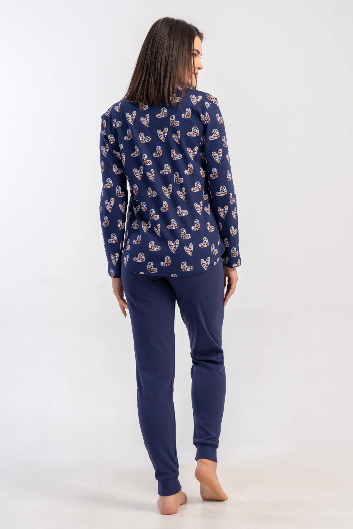 PIŻAMA DAMSKA interlock model: 5030651118 (S, M, L, XL) - obrazek 2