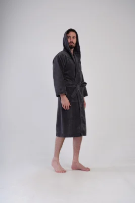 SZLAFROK MĘSKI FROTTE  model: 1617640000 (L, XL, XXL) - obrazek 5