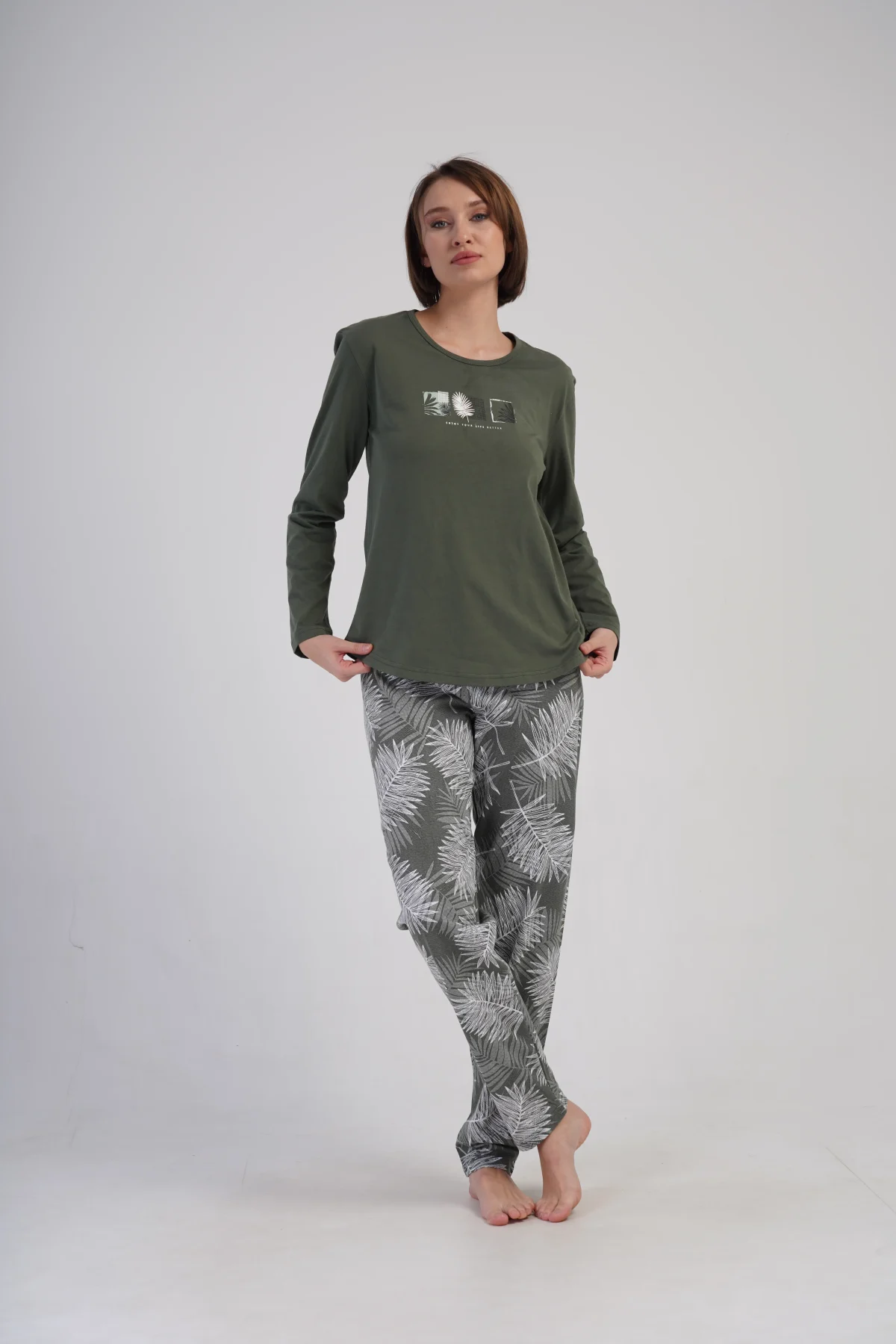 PIŻAMA DAMSKA model: 4100201526 (M, L, XL, XXL) - obrazek 3