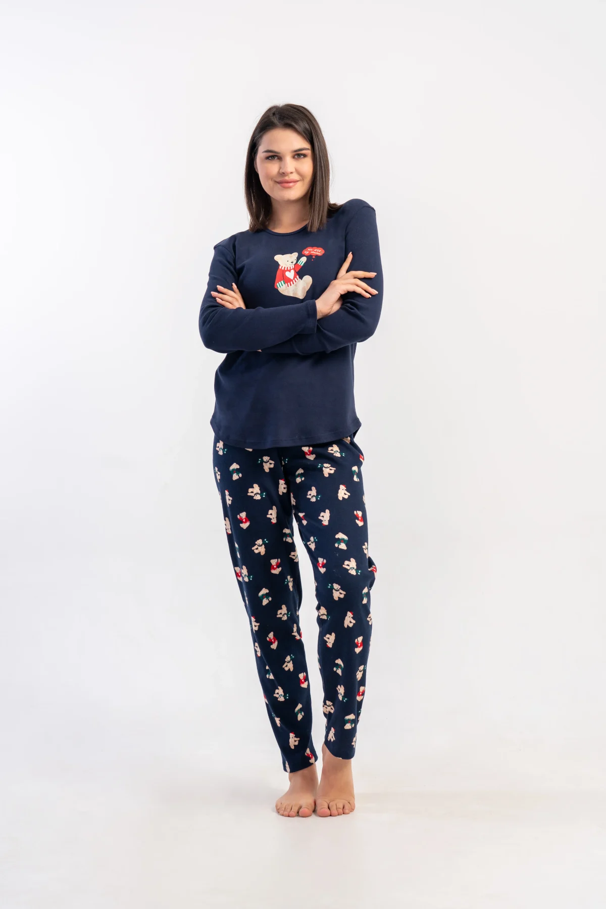 PIŻAMA DAMSKA interlock model: 5030598389 (S, M, L, XL) - obrazek 3