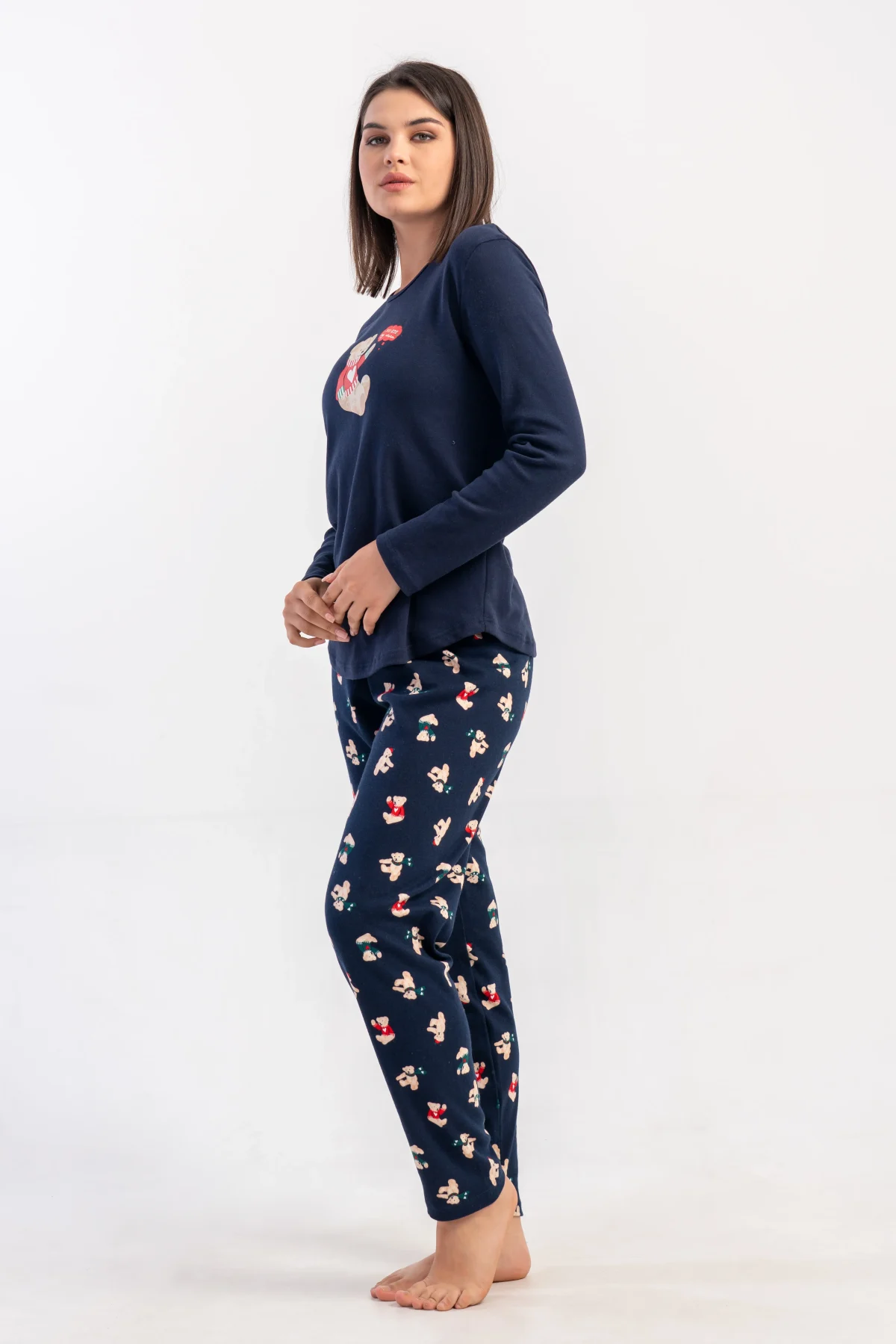 PIŻAMA DAMSKA interlock model: 5030598389 (S, M, L, XL) - obrazek 4