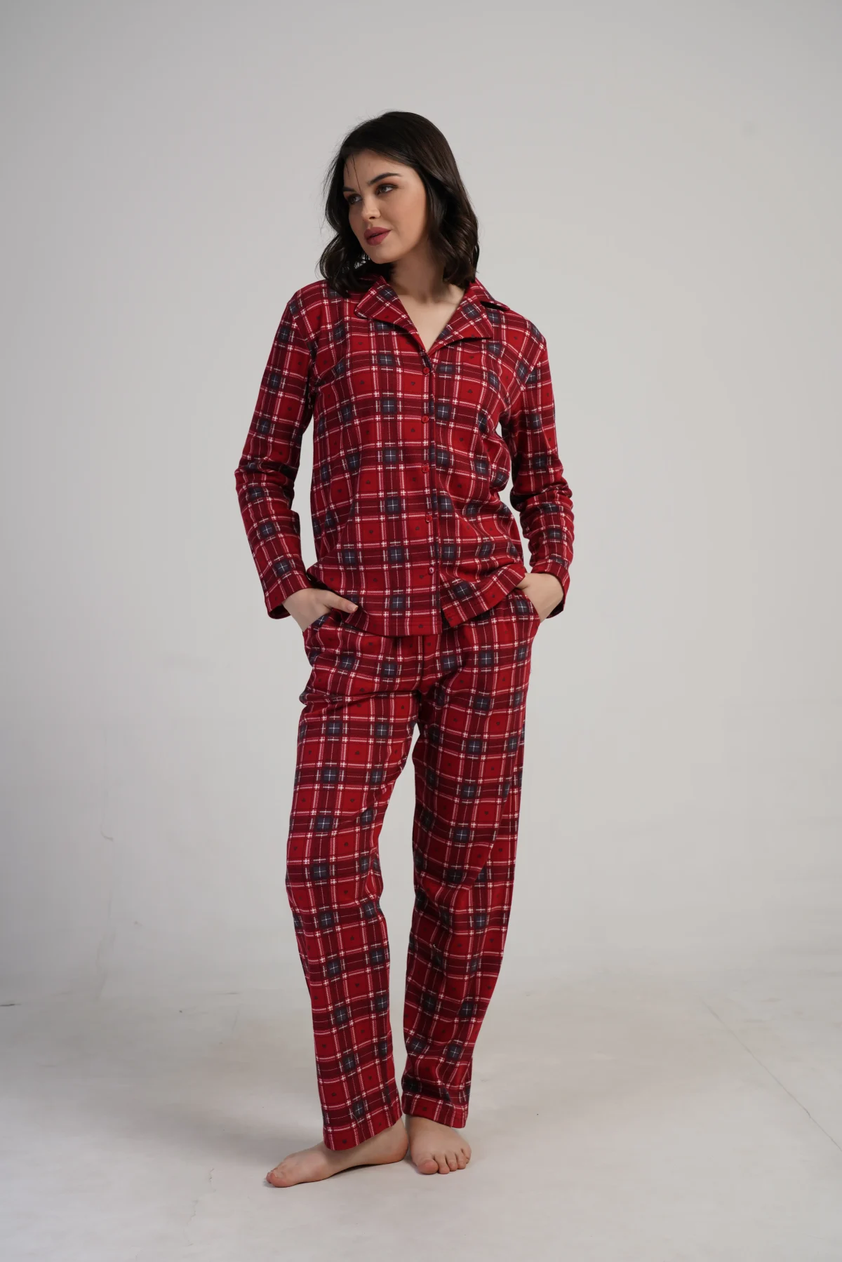 PIŻAMA DAMSKA interlock model: 5032214822 (M, L, XL, XXL) - obrazek 3