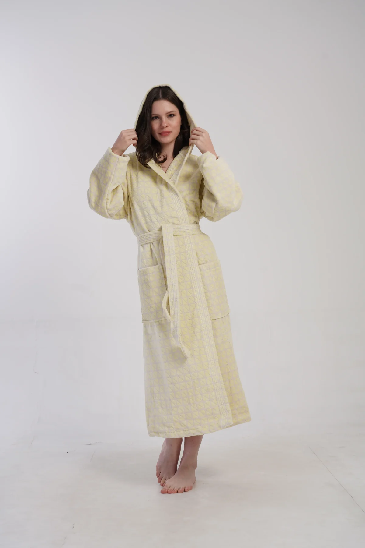 SZLAFROK DAMSKI FROTTE model: 1618660000 (M, L, XL) - obrazek 3