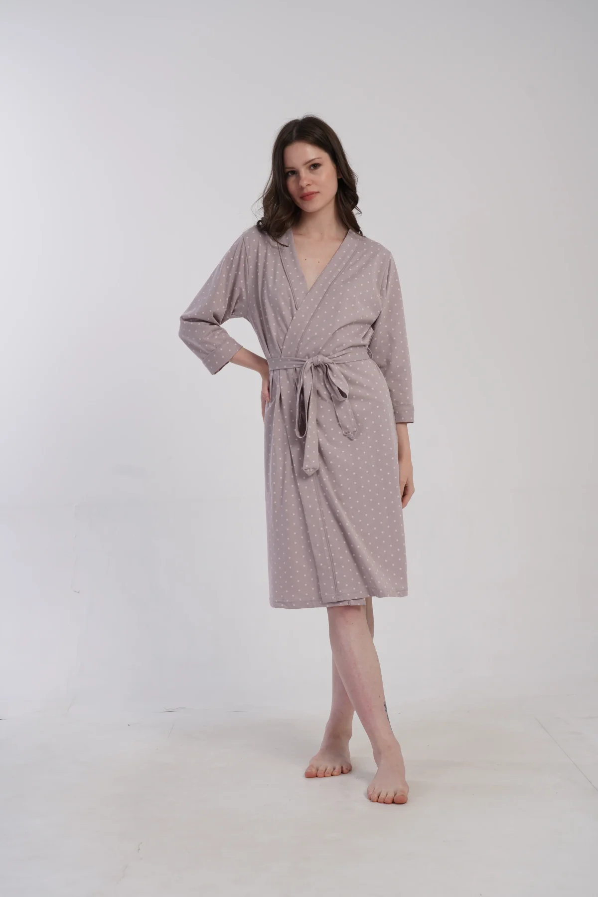 SZLAFROK DAMSKI bawełniany model: 5030141405 (S, M, L, XL) (Kopia) - obrazek 3