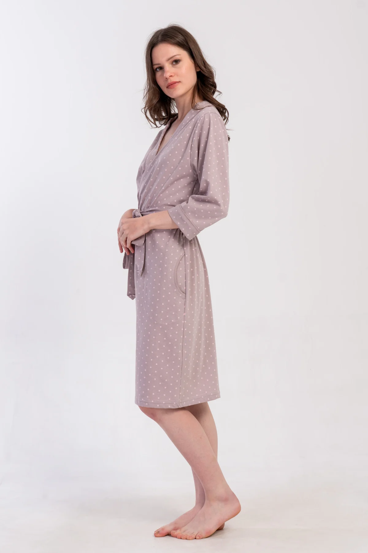 SZLAFROK DAMSKI bawełniany model: 5030141405 (S, M, L, XL) (Kopia) - obrazek 4