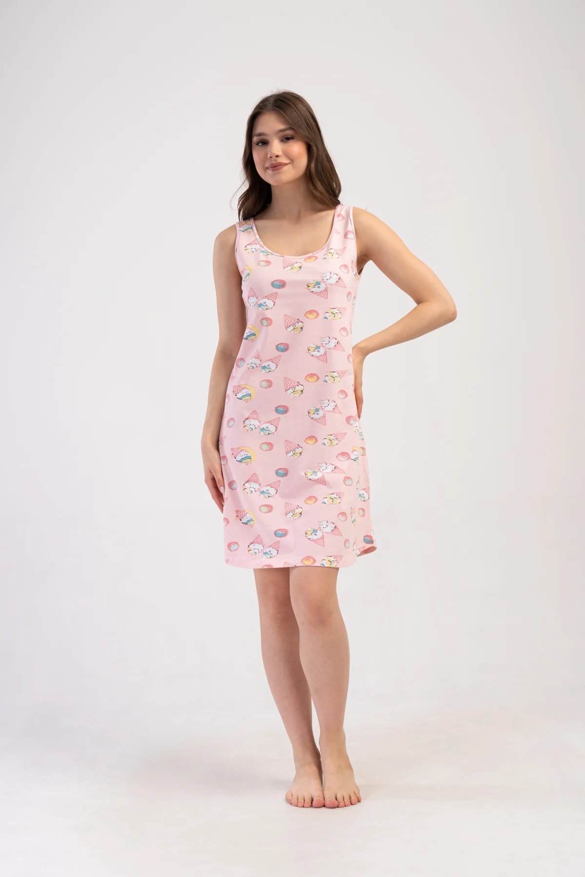 KOSZULA NOCNA DAMSKA model: 4083451334 (S, M, L, XL) - obrazek 3