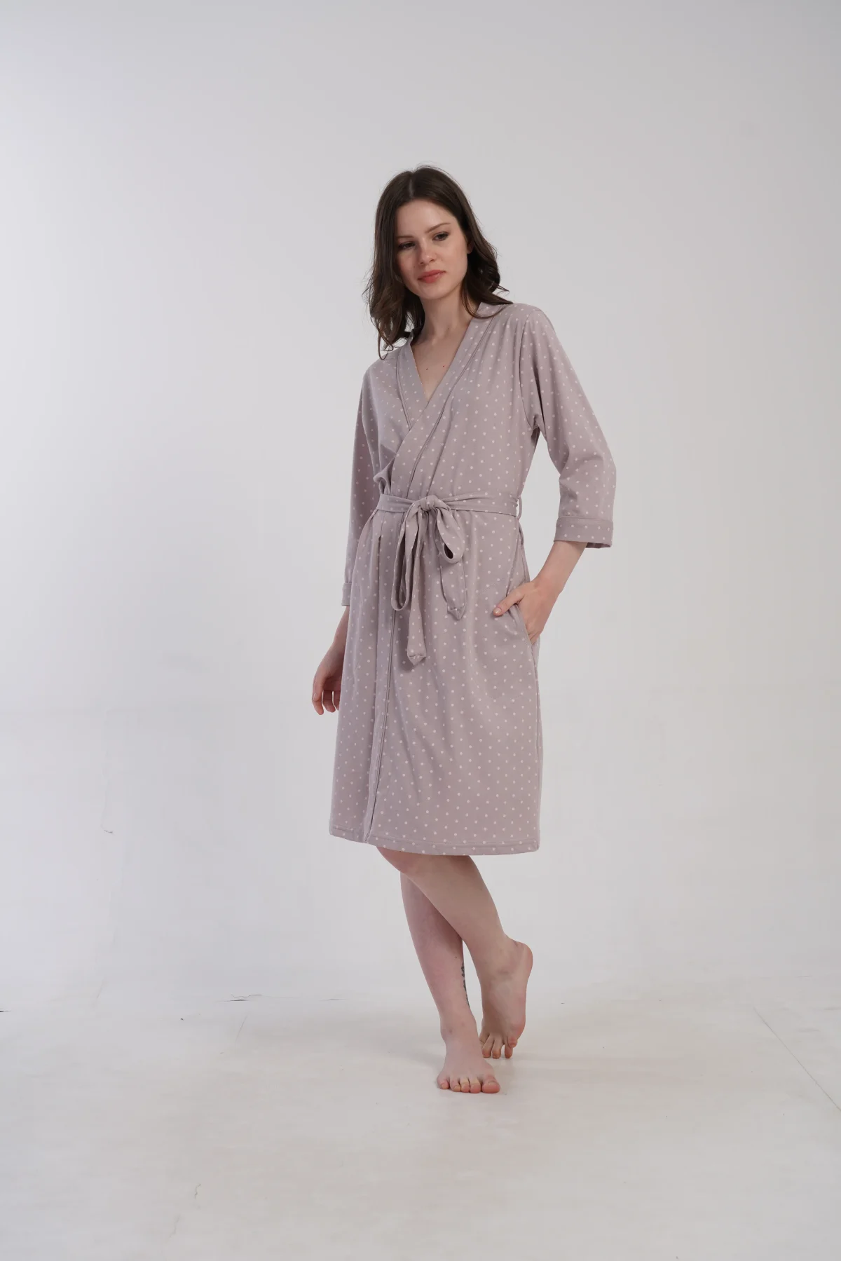 SZLAFROK DAMSKI bawełniany model: 5030141405 (S, M, L, XL) (Kopia) - obrazek 5