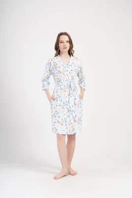 SZLAFROK DAMSKI bawełniany model: 4092000710 (M, L, XL, XXL) - obrazek 3