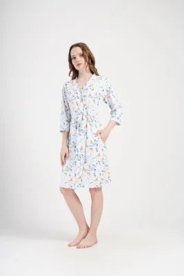 SZLAFROK DAMSKI bawełniany model: 4092000710 (M, L, XL, XXL) - obrazek 4