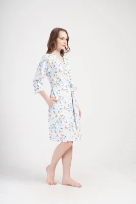 SZLAFROK DAMSKI bawełniany model: 4092000710 (M, L, XL, XXL) - obrazek 5