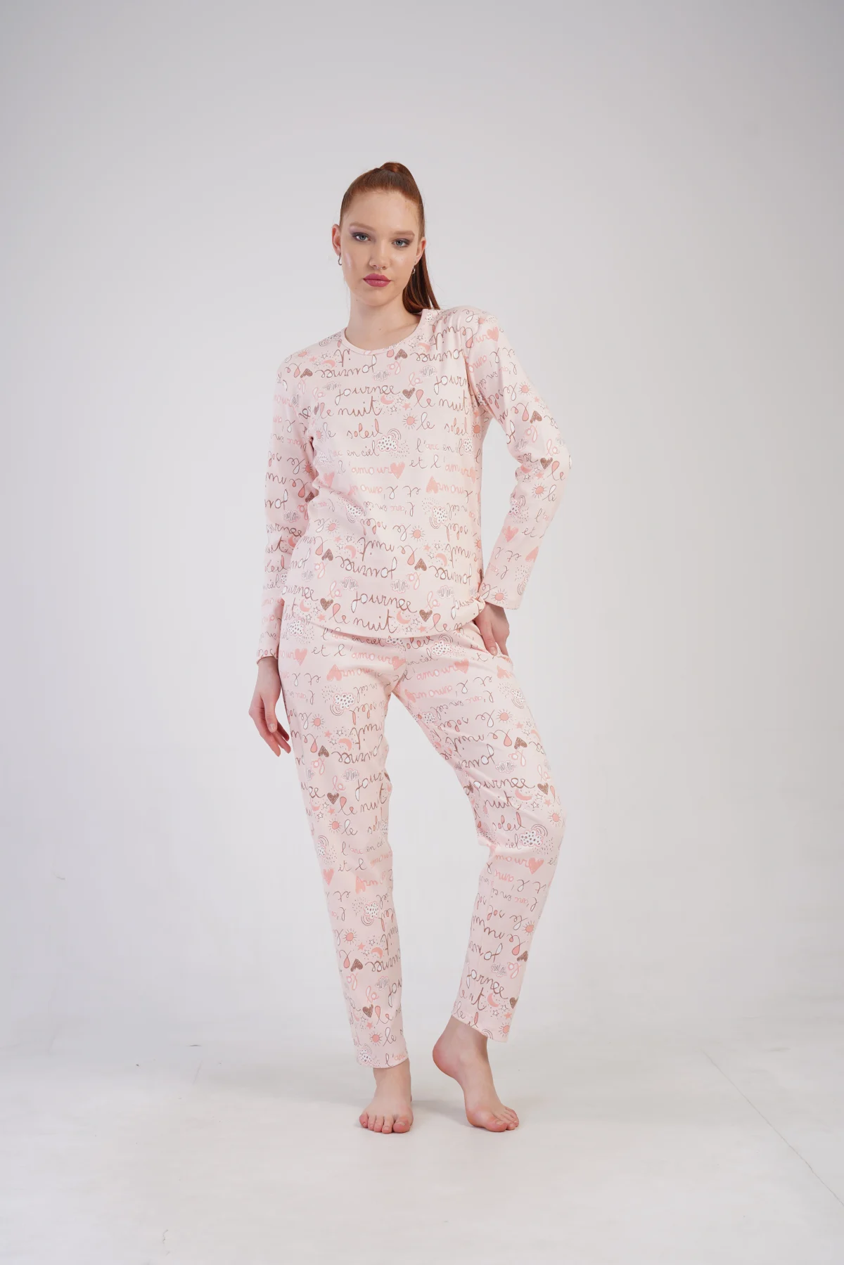 PIŻAMA DAMSKA Interlock model: 5020210072 (S, M, L, XL) - obrazek 4