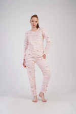 PIŻAMA DAMSKA Interlock model: 5020210072 (S, M, L, XL) - obrazek 4