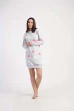 KOSZULA NOCNA DAMSKA bajowa model: 5010470233 (S, M, L, XL) - obrazek 3