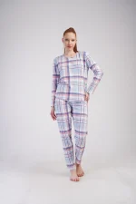 PIŻAMA DAMSKA Interlock model: 5020220364 (S, M, L, XL) - obrazek 4