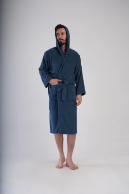 SZLAFROK MĘSKI FROTTE  model: 1617710000 (L, XL, XXL) - obrazek 4