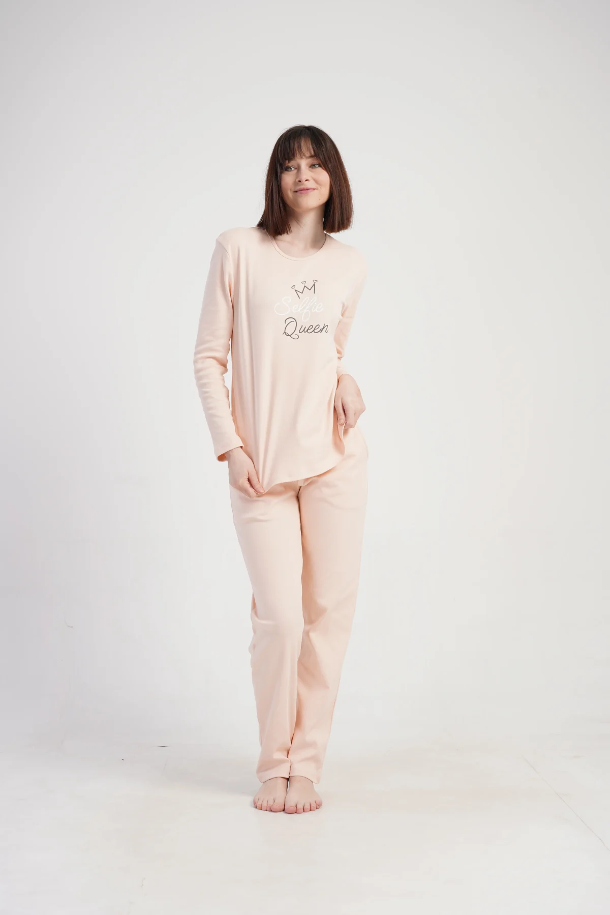 PIŻAMA DAMSKA interlock model: 5020170000 (S, M, L, XL) - obrazek 5