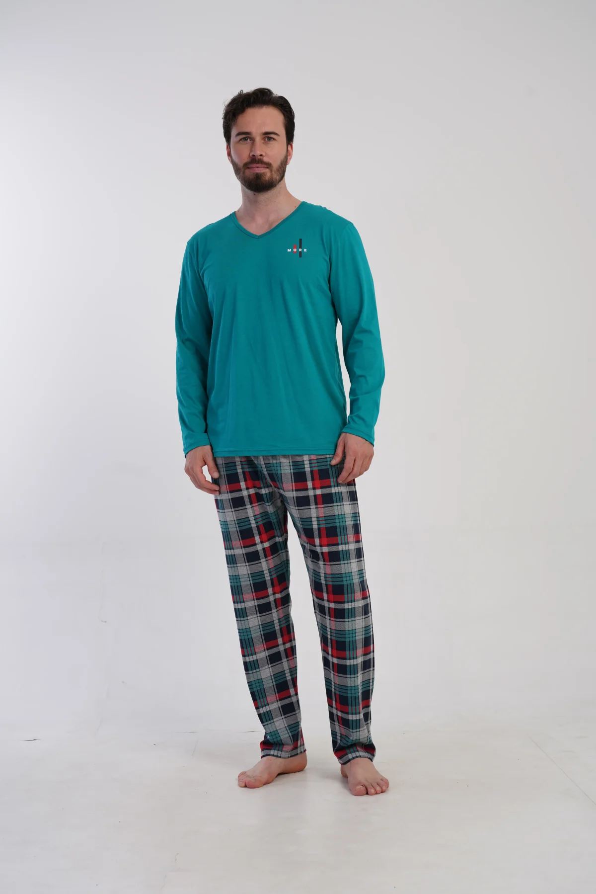 PIŻAMA MĘSKA model: 5032270424 (1XL, 2XL, 3XL, 4XL) - obrazek 4