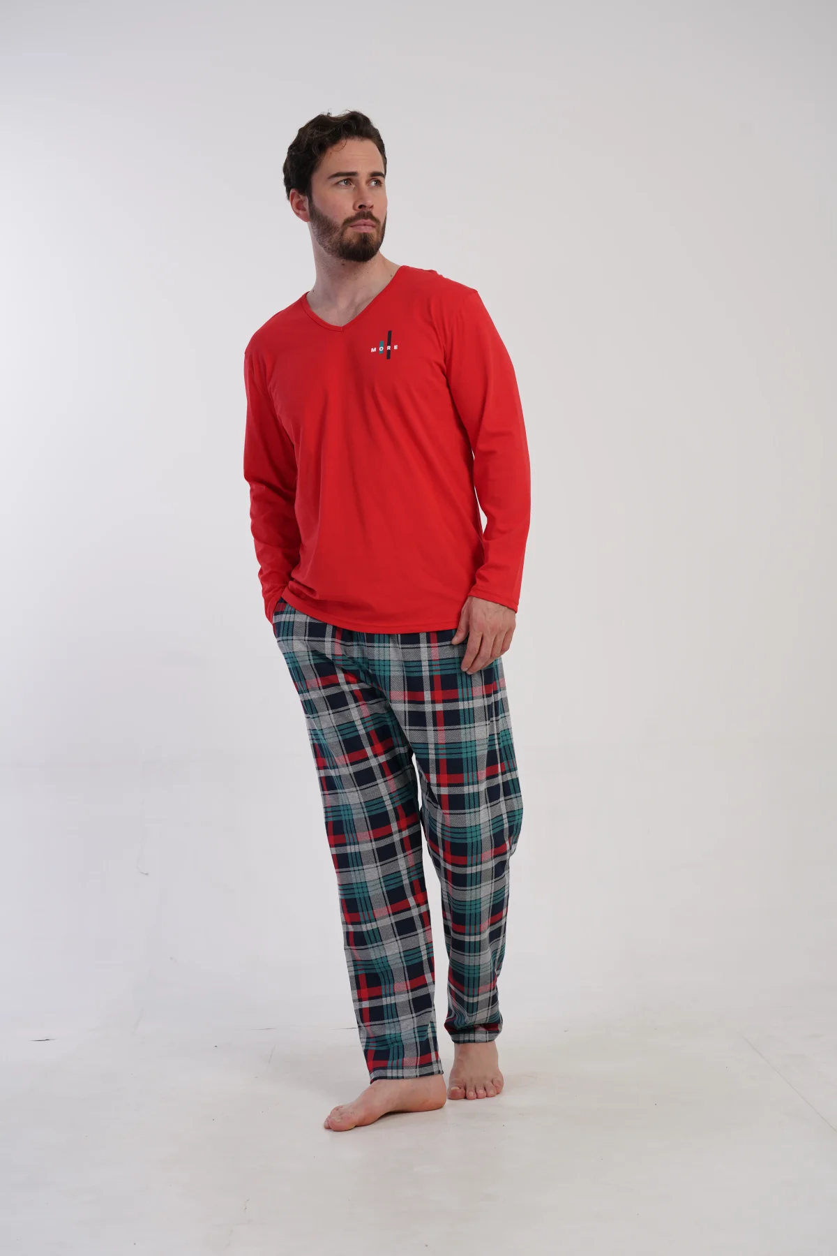 PIŻAMA MĘSKA model: 5032270424 (1XL, 2XL, 3XL, 4XL) - obrazek 4