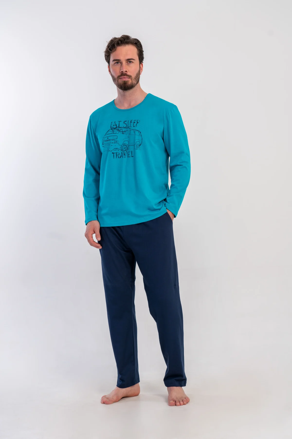 PIŻAMA MĘSKA model: 5020490000 (S, M, L, XL) - obrazek 5