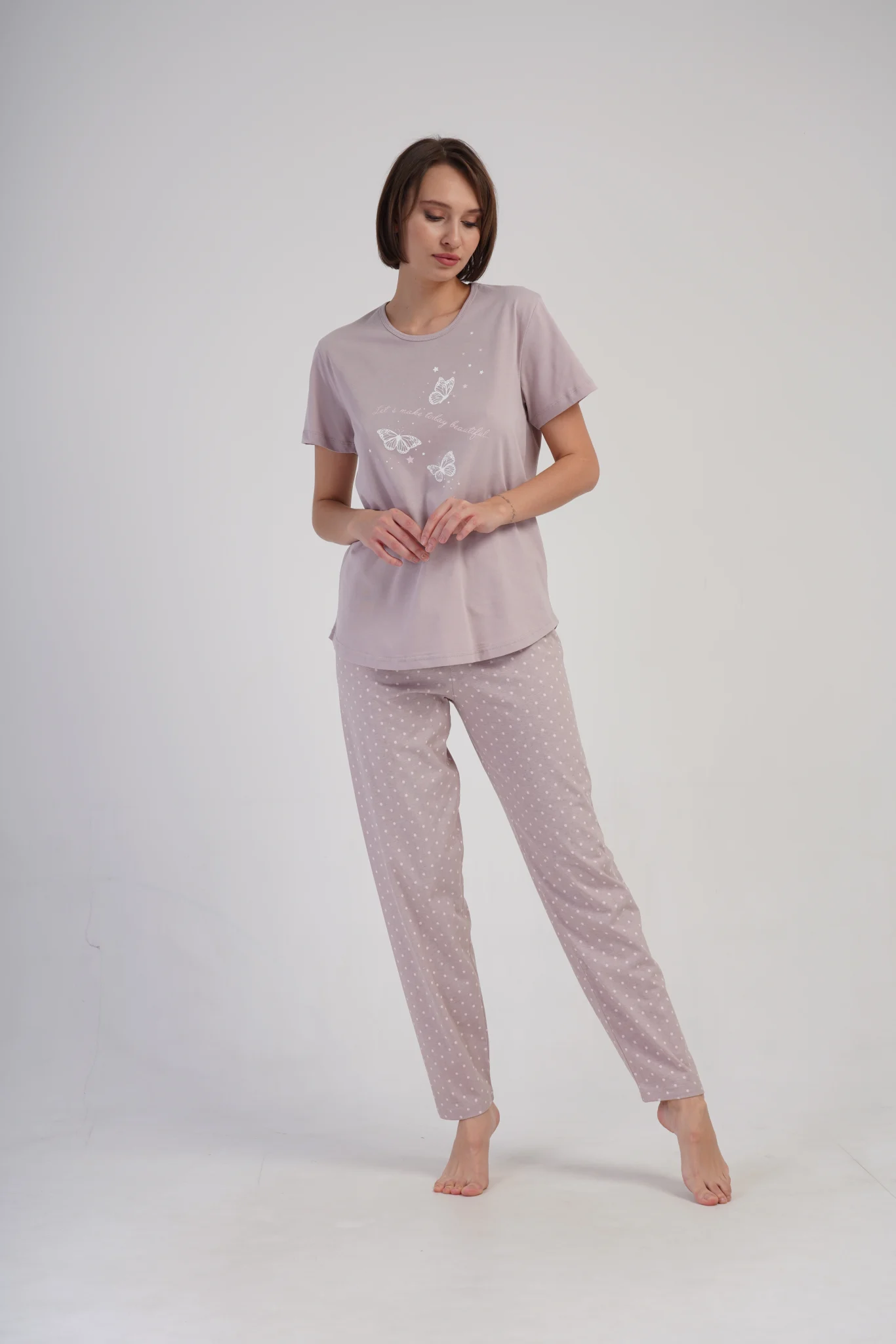 PIŻAMA DAMSKA model: 4082701405 (1XL, 2XL, 3XL, 4XL) - obrazek 3