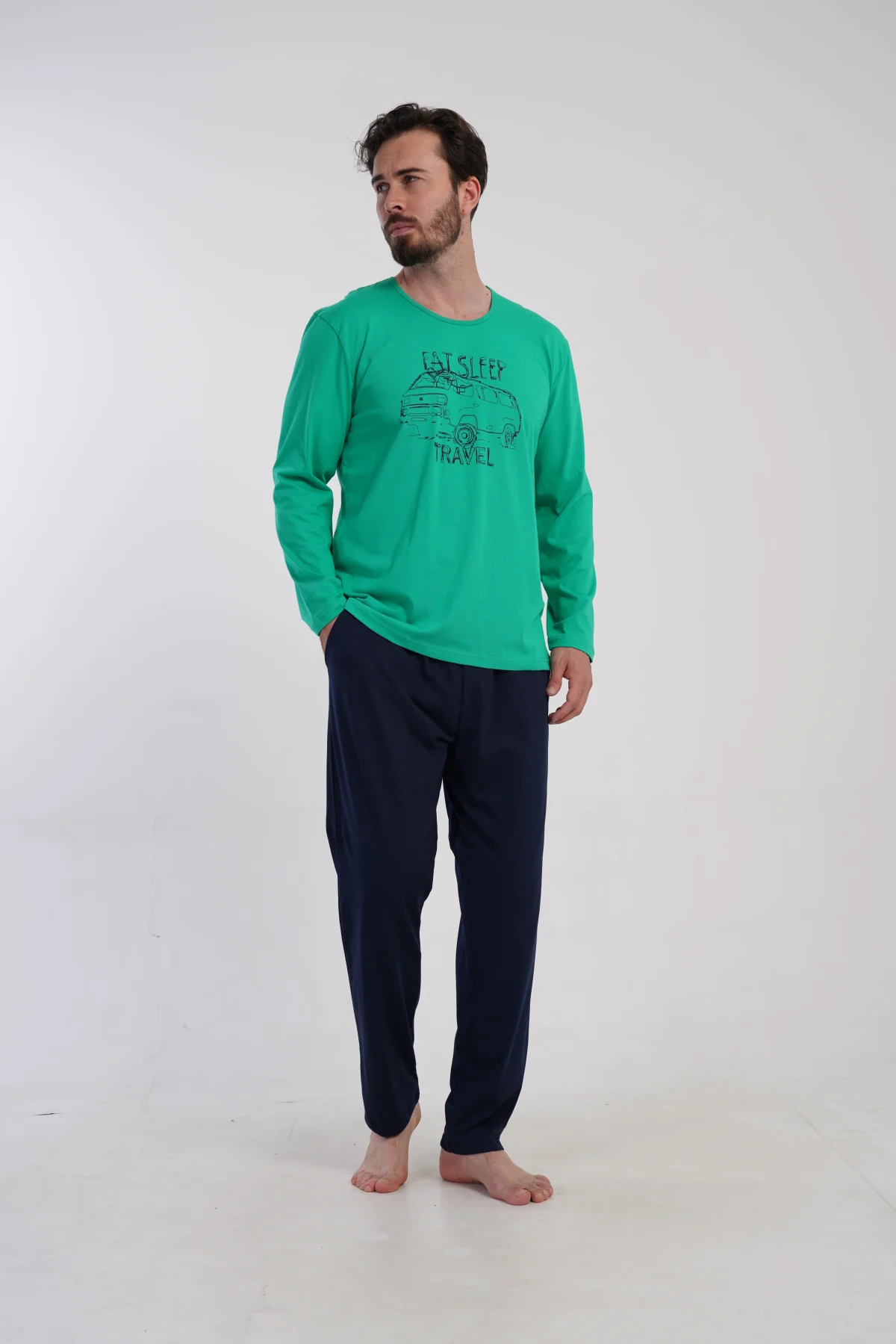 PIŻAMA MĘSKA model: 5020490000 (S, M, L, XL) - obrazek 4