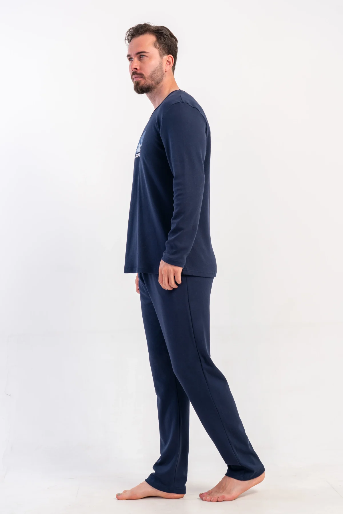 PIŻAMA MĘSKA interlock model: 5030580000 (M, L, XL) - obrazek 5