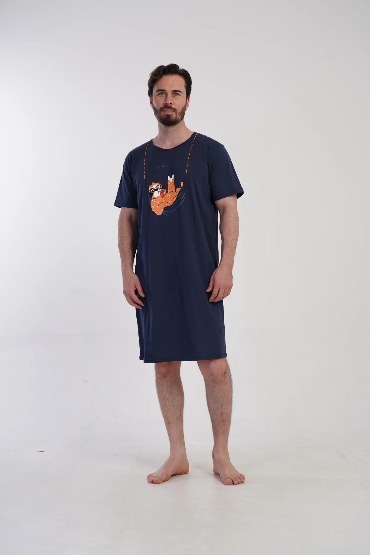 KOSZULA NOCNA MĘSKA model: 5050010000 (L,XL,XXL, XXXL) - obrazek 4