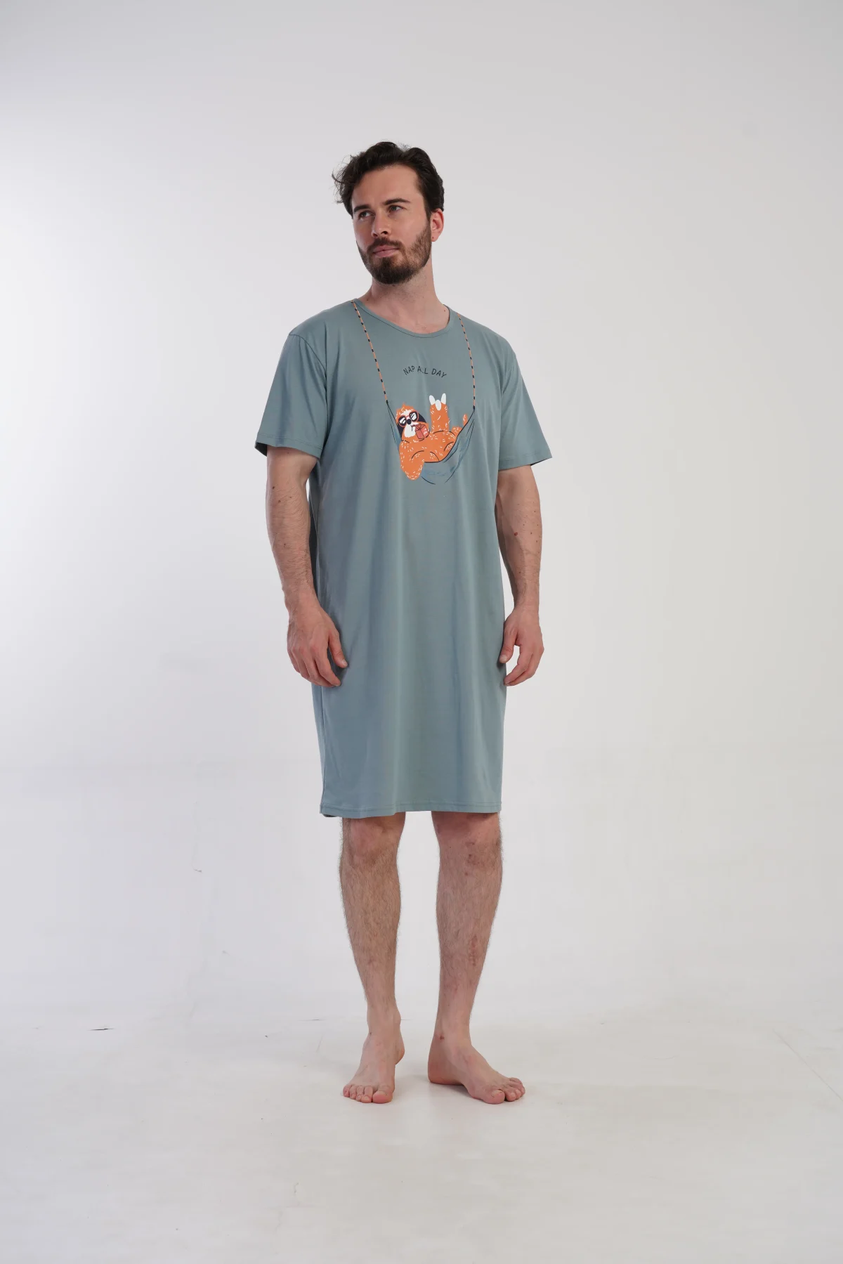 KOSZULA NOCNA MĘSKA model: 5050010000 (L,XL,XXL, XXXL) - obrazek 4