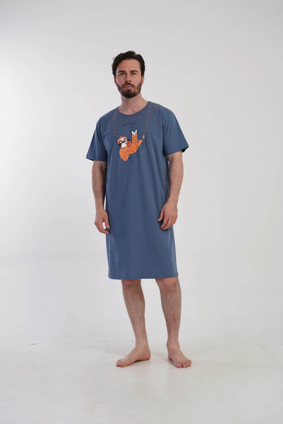 KOSZULA NOCNA MĘSKA model: 5050010000 (L,XL,XXL, XXXL) - obrazek 4