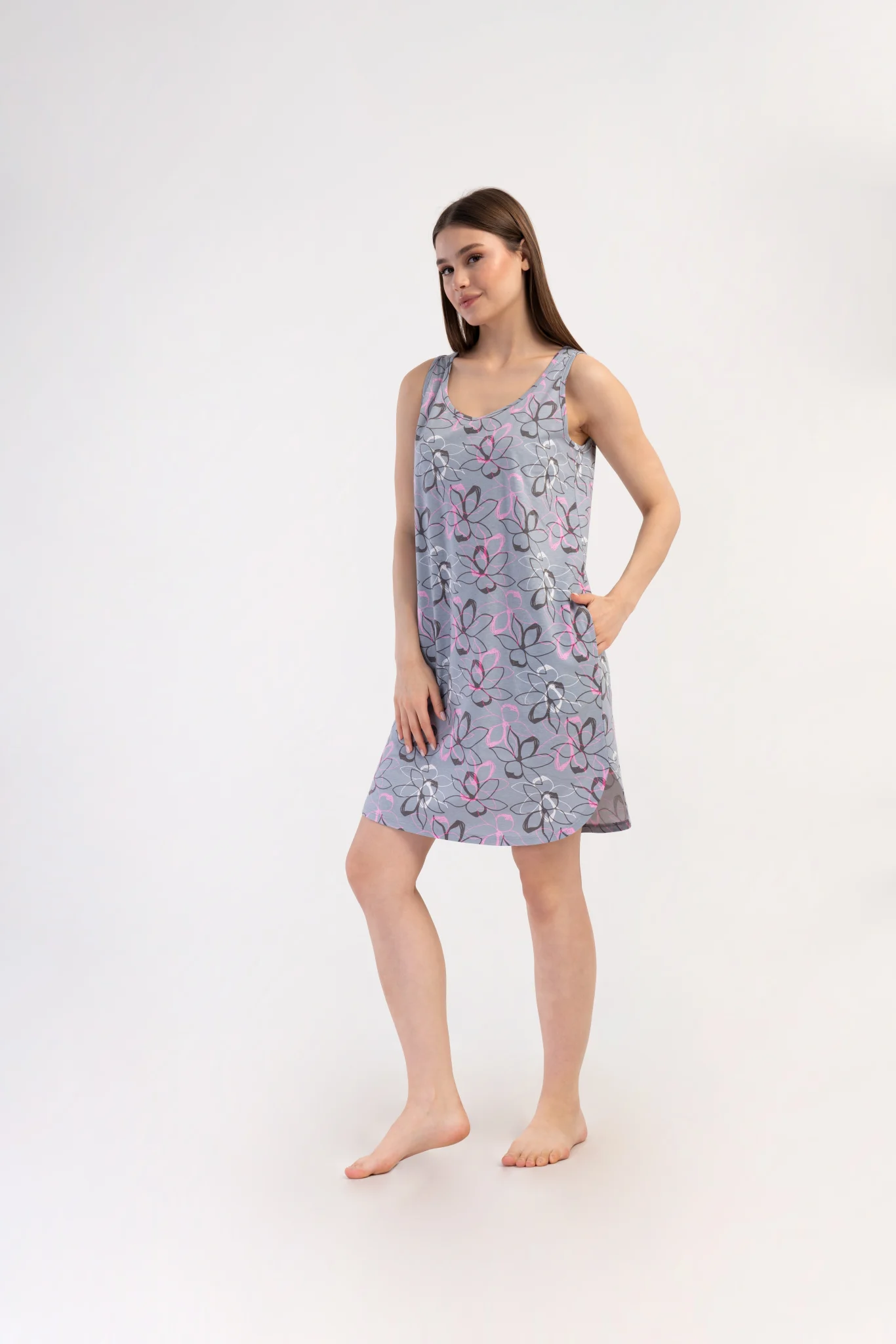 KOSZULA NOCNA DAMSKA model: 4082465598 (S, M, L, XL) - obrazek 4