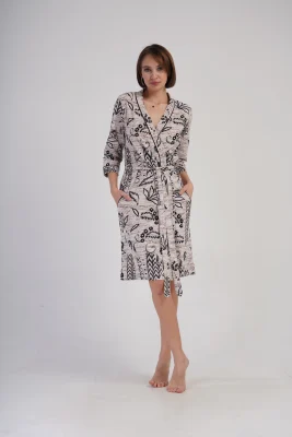 SZLAFROK DAMSKI bawełniany model: 4083134474 (S, M, L, XL) - obrazek 3