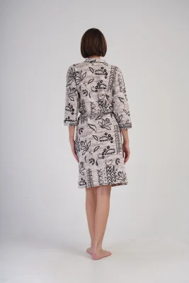 SZLAFROK DAMSKI bawełniany model: 4083134474 (S, M, L, XL) - obrazek 2