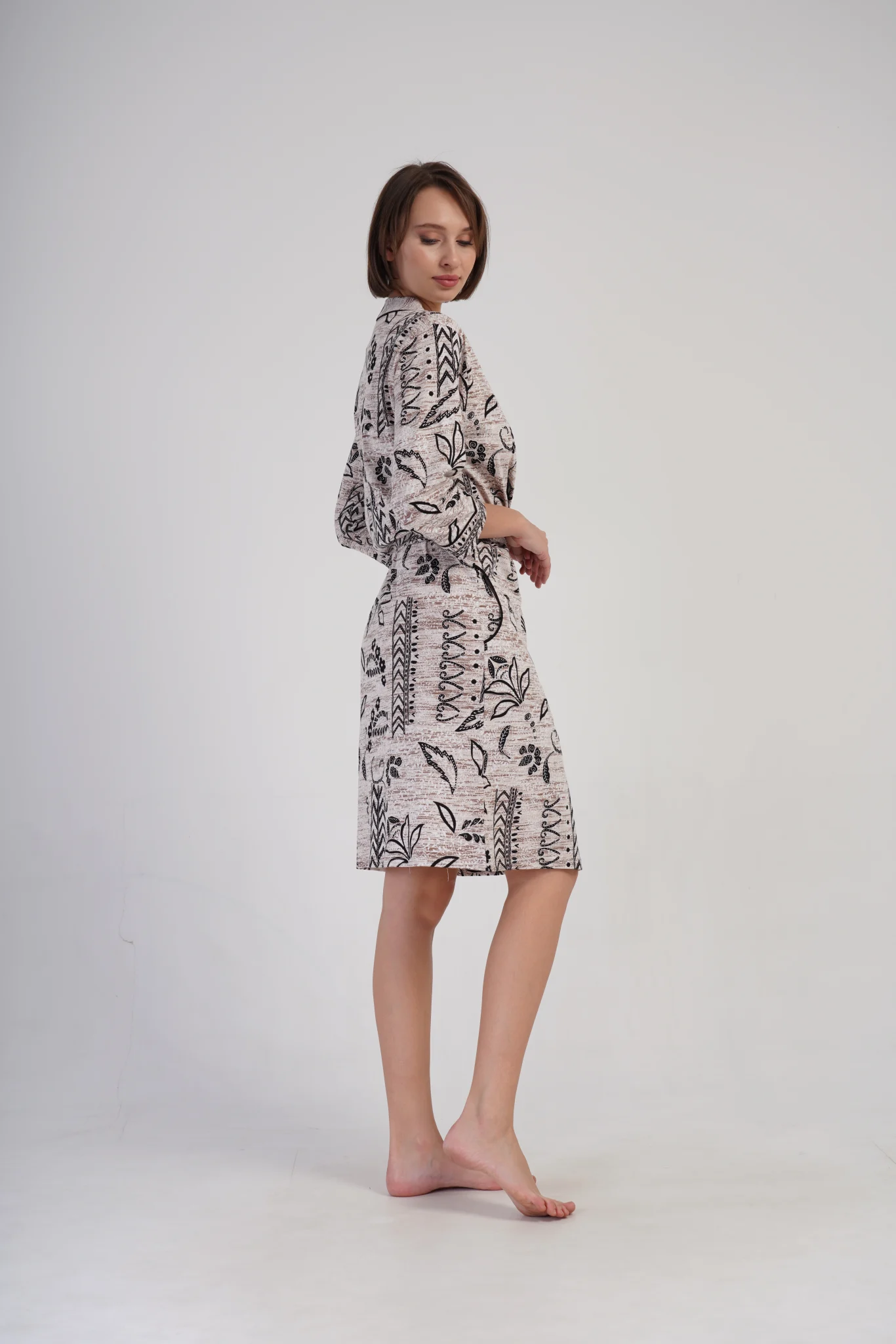 SZLAFROK DAMSKI bawełniany model: 4083134474 (S, M, L, XL) - obrazek 5