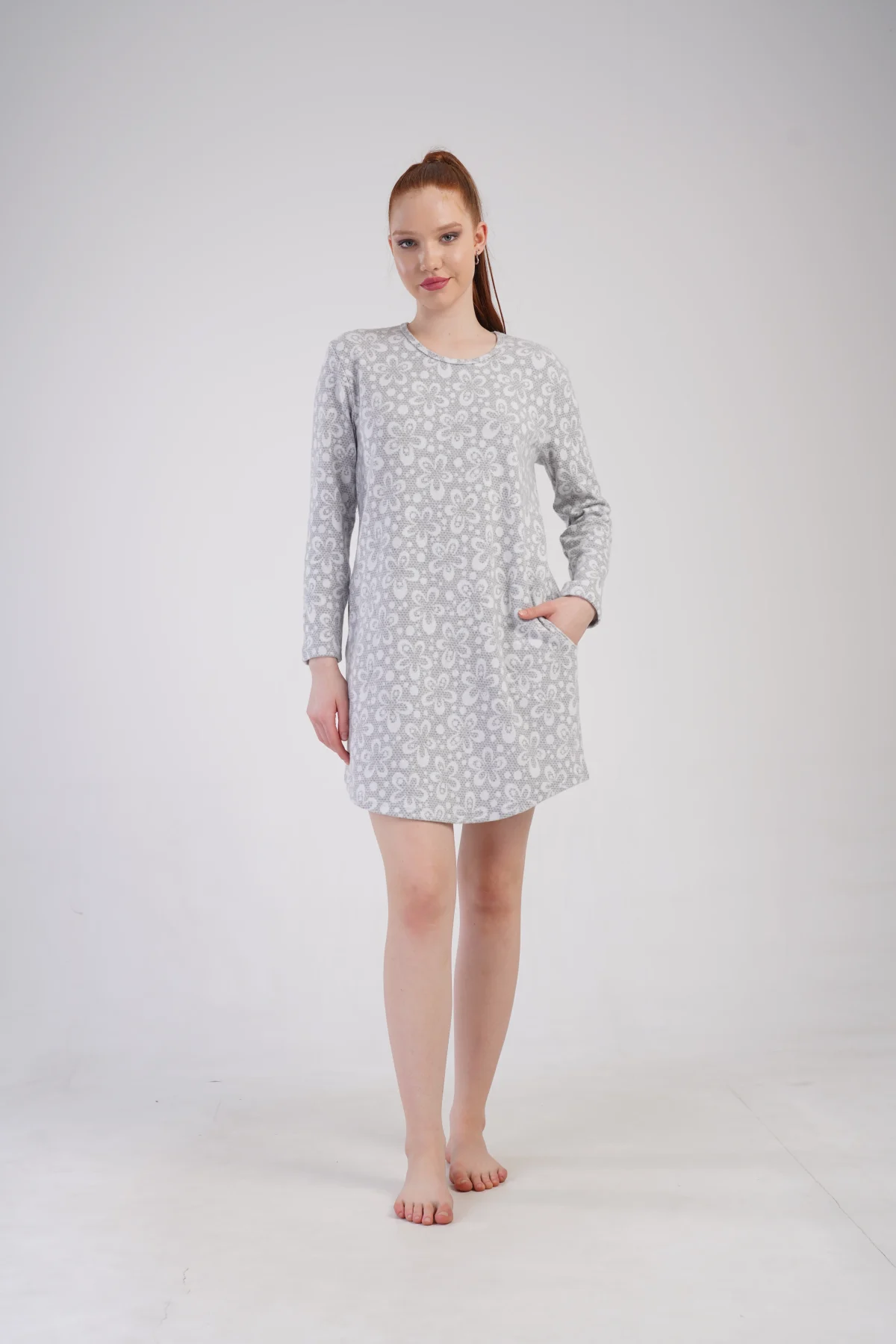 KOSZULA NOCNA DAMSKA interlock model: 5010160000 (M, L, XL, XXL) - obrazek 3