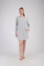 KOSZULA NOCNA DAMSKA interlock model: 5010160000 (M, L, XL, XXL) - obrazek 3