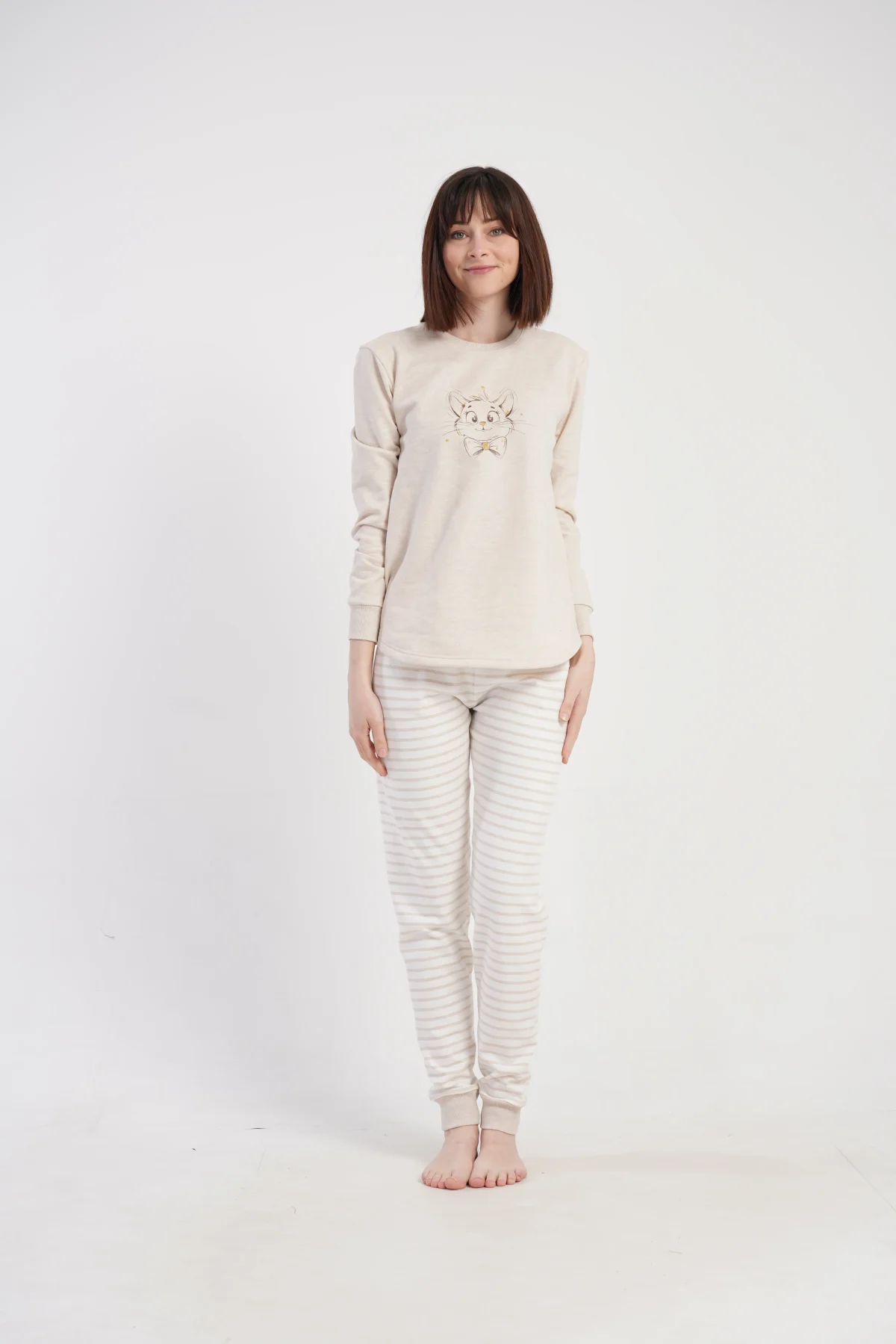 PIŻAMA DAMSKA ocieplana model: 5010410000 (S, M, L, XL) - obrazek 3