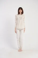 PIŻAMA DAMSKA ocieplana model: 5010410000 (S, M, L, XL) - obrazek 3