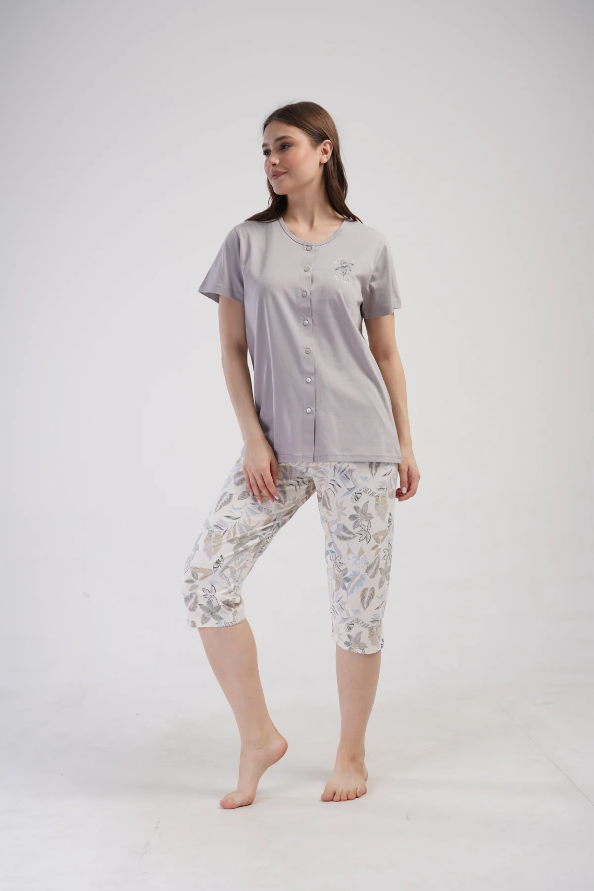 PIŻAMA DAMSKA model: 4100390446 (1XL, 2XL, 3XL, 4XL) - obrazek 3