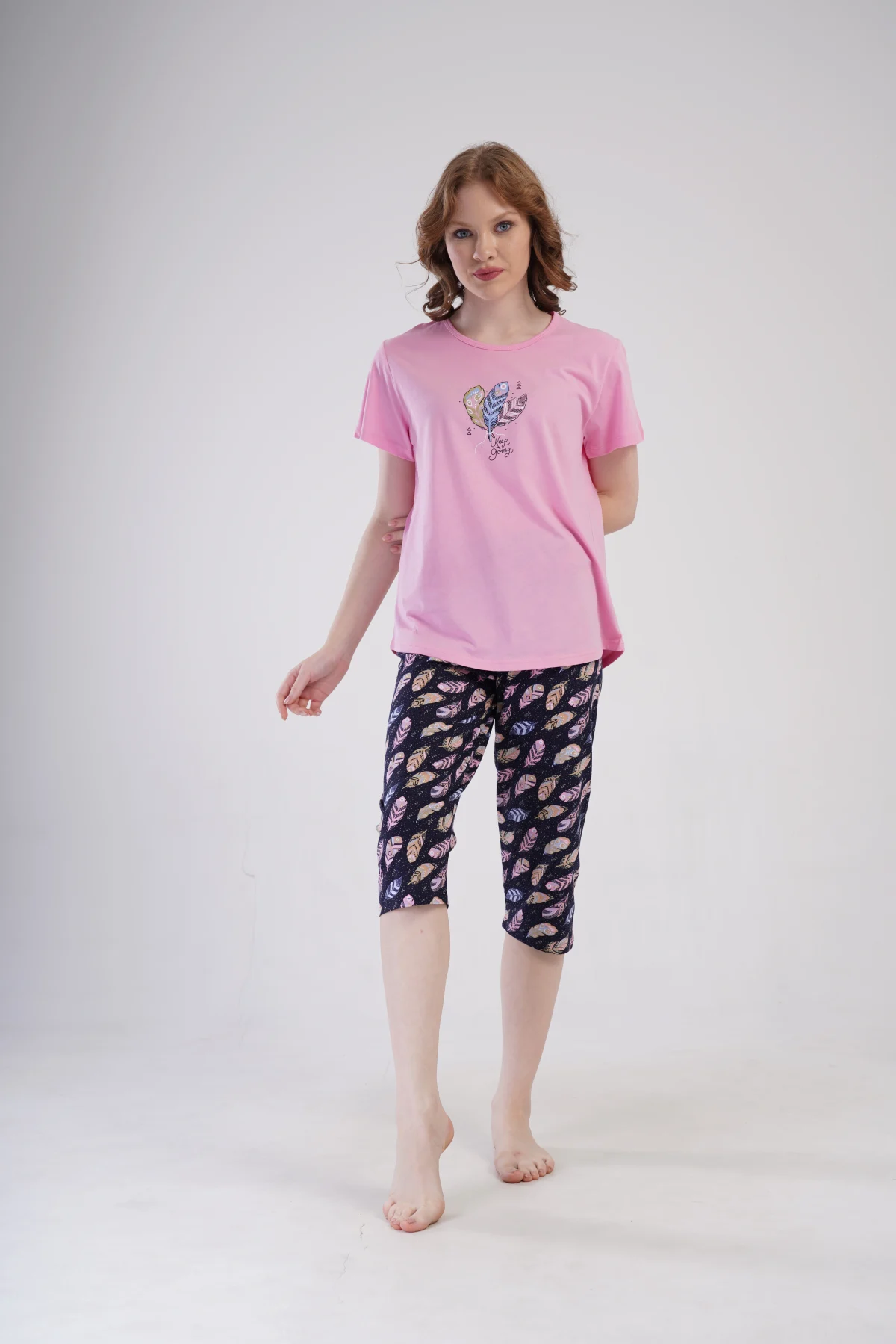 PIŻAMA DAMSKA model: 4091220911 (1XL, 2XL, 3XL, 4XL) - obrazek 3