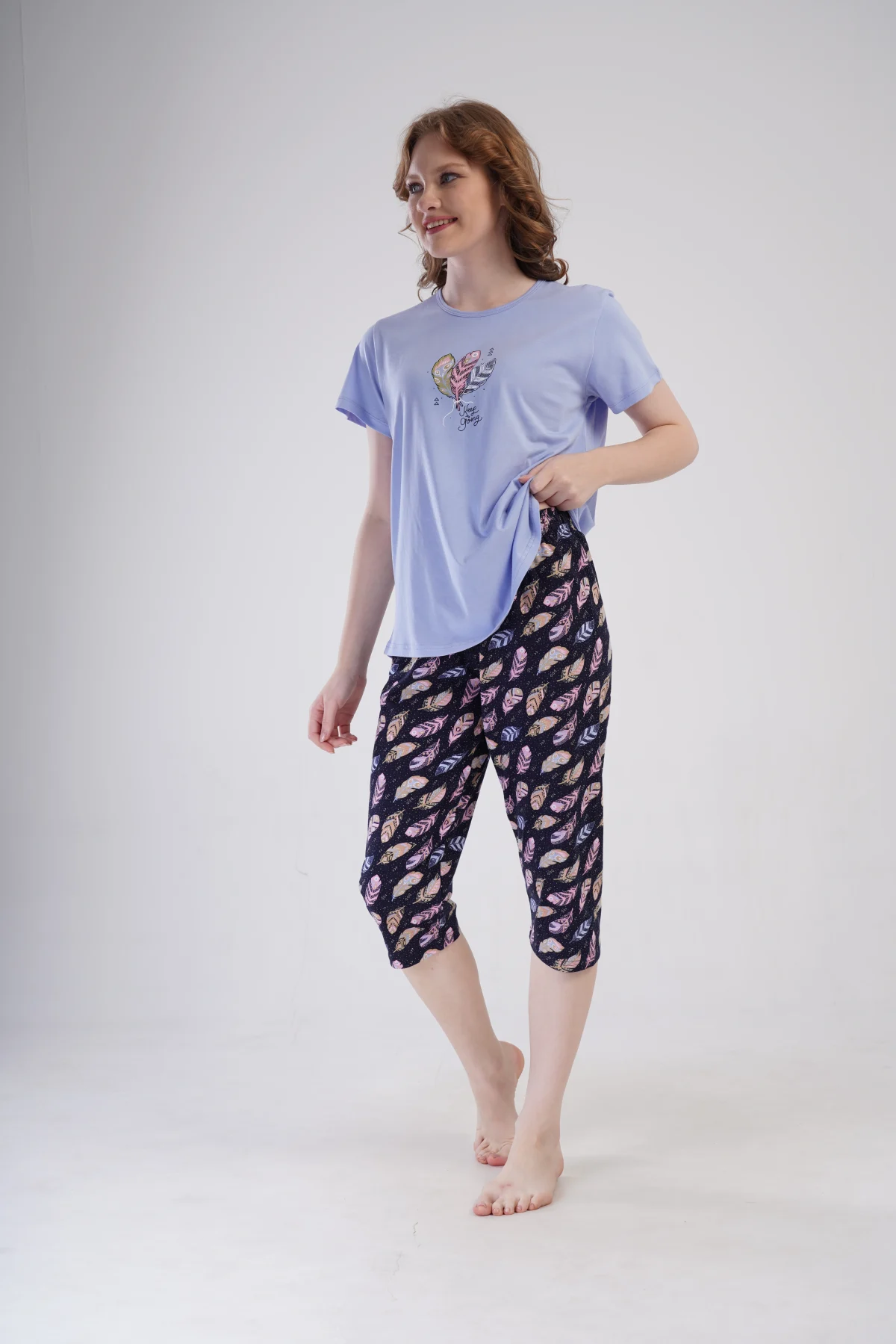 PIŻAMA DAMSKA model: 4091220911 (1XL, 2XL, 3XL, 4XL) - obrazek 4